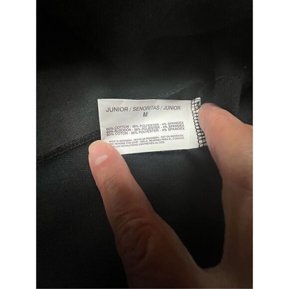 Nicki Minaj  Tank Knit Dress Sz M Junior Pink/Black NWT - Picture 4 of 7